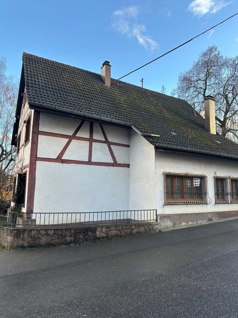 Démolition sur la commune de Hausgauen, chantier Kayser TP Démolition